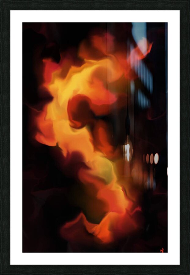 Ifrit  Picture Frame print