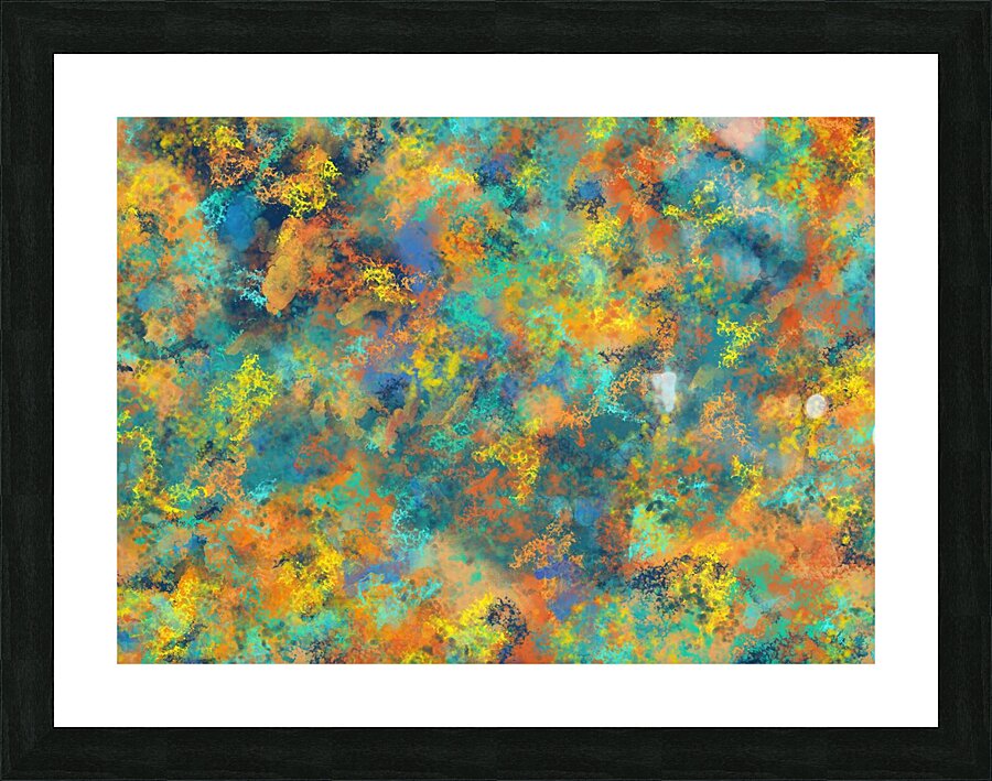 Water Garden Picture Frame print