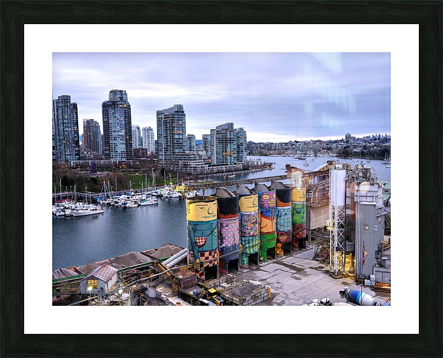 Vancouver Downtown Picture Frame print