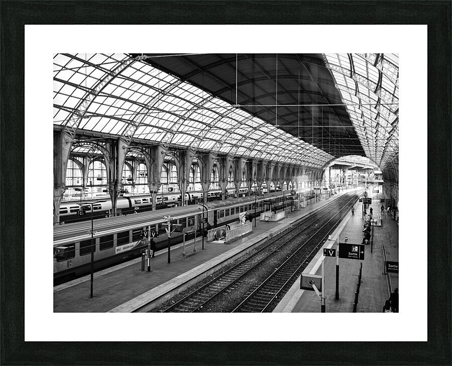 Train Station Picture Frame print