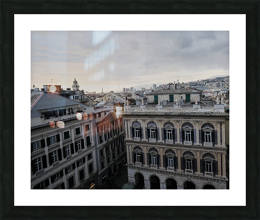 Across from Cathedral  Picture Frame print