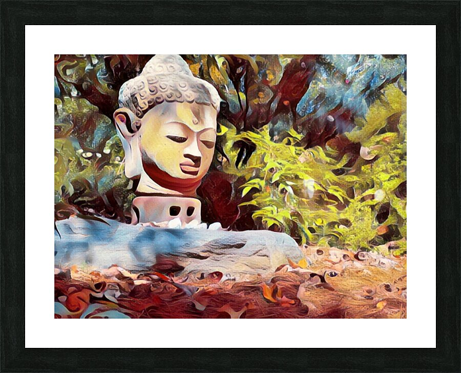 Temple Head Picture Frame print