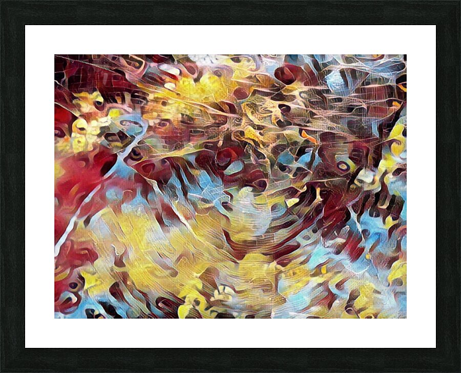 Web In The Garden Picture Frame print