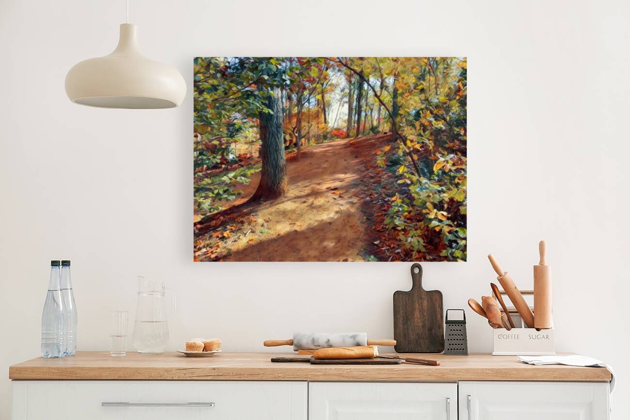 Path To Manor House Reproduction