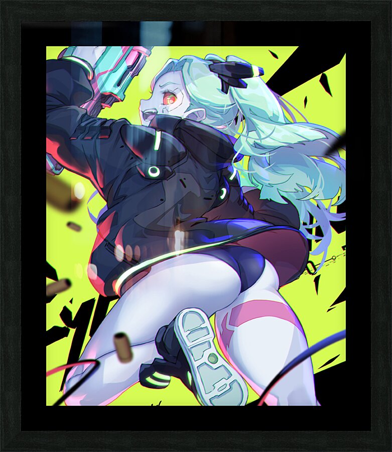 cyberpunk edgerunners Picture Frame print