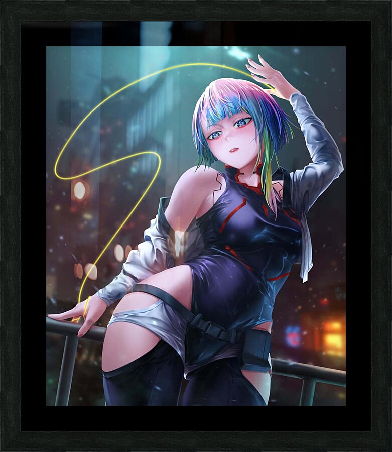 cyberpunk edgerunners Picture Frame print