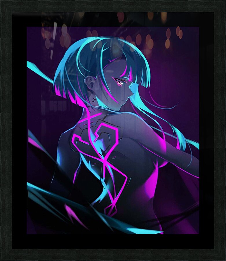 cyberpunk edgerunners Picture Frame print