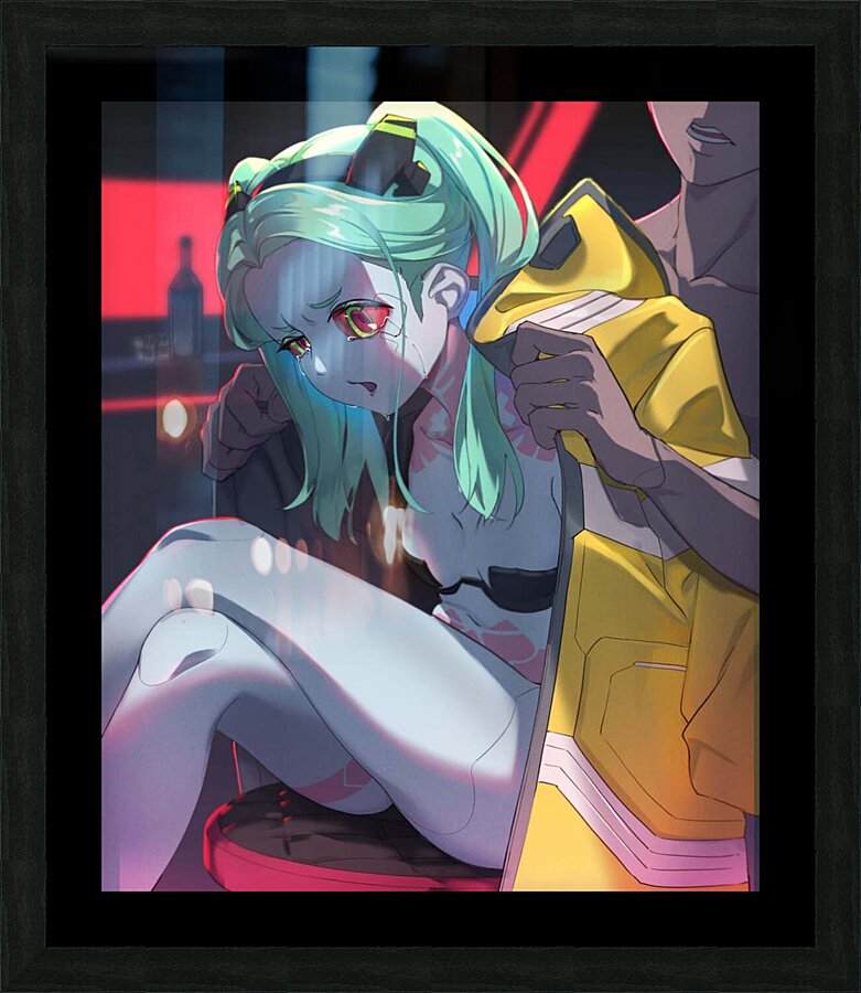 cyberpunk edgerunners Picture Frame print