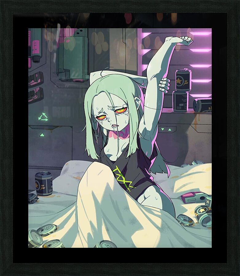 cyberpunk edgerunners Picture Frame print