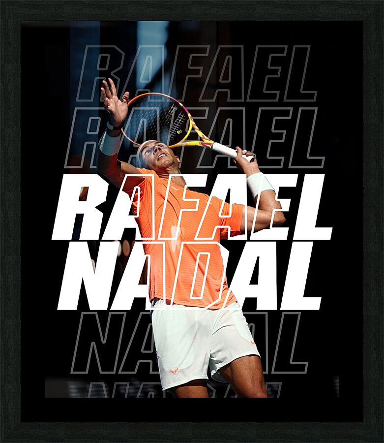 rafael nadal Picture Frame print