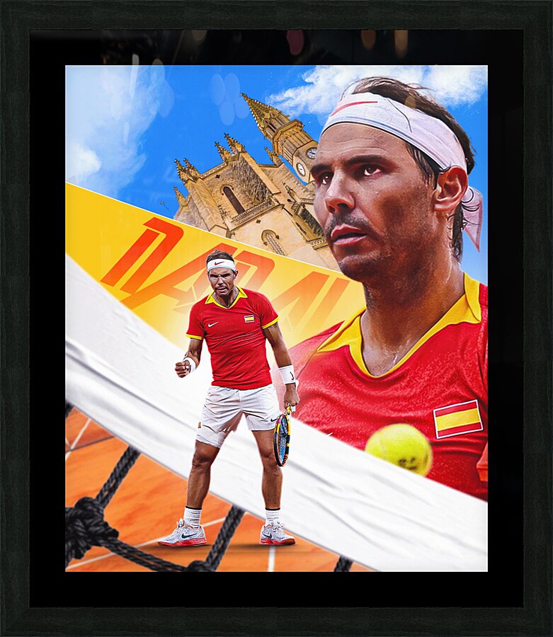 rafael nadal Picture Frame print