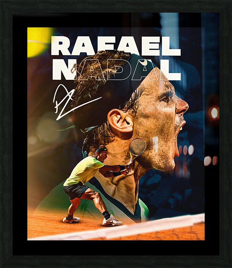 rafael nadal Picture Frame print