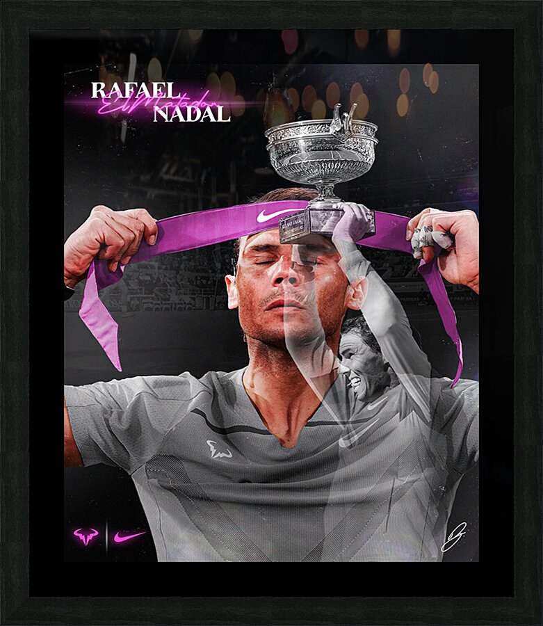 rafael nadal Picture Frame print