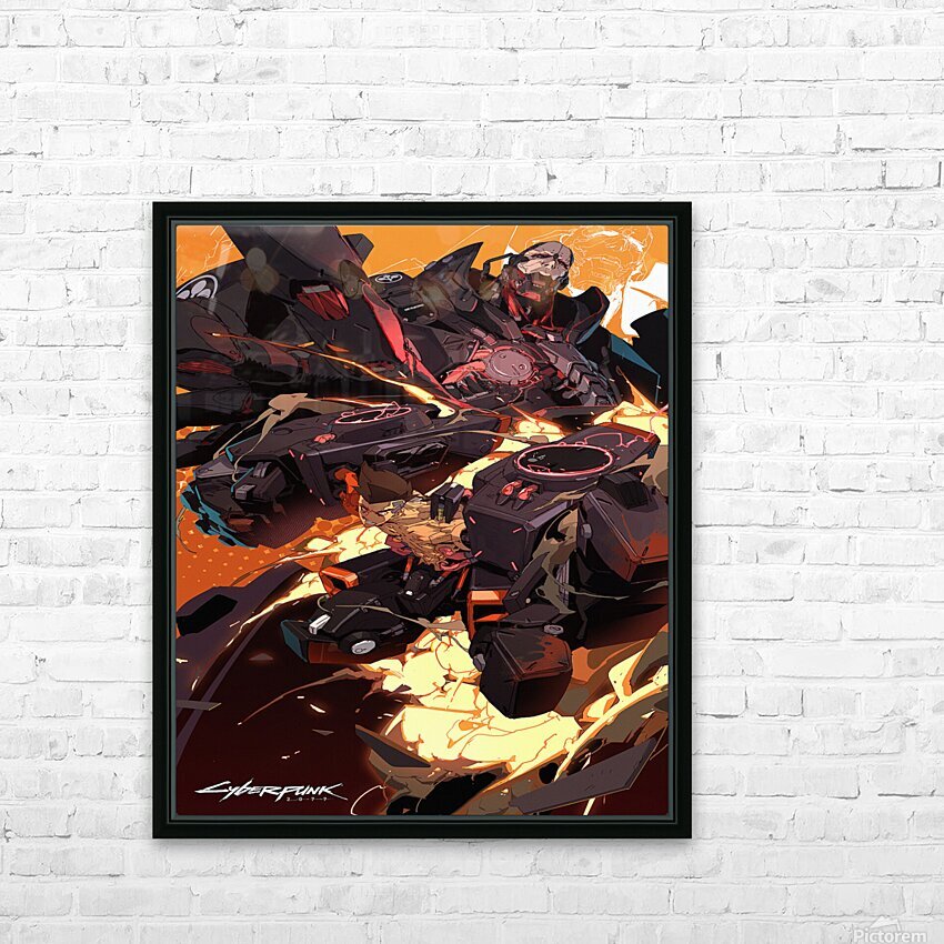 cyberpunk edgerunners by UlrikeRLowe Wall Art
