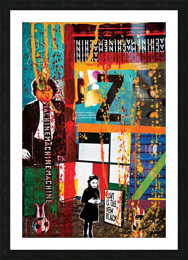 Noise 24 K 36 base Picture Frame print