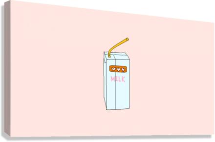 Drink your Milk Canvas Print