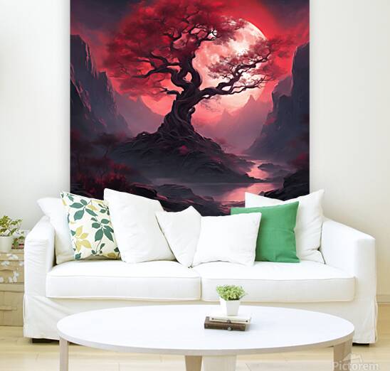  the ethereal beauty of a mystical landscape und Reproduction