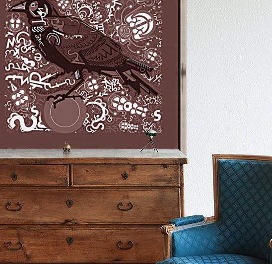 Type Is Mythic - Typography Art Print by Eugene Lvovsky