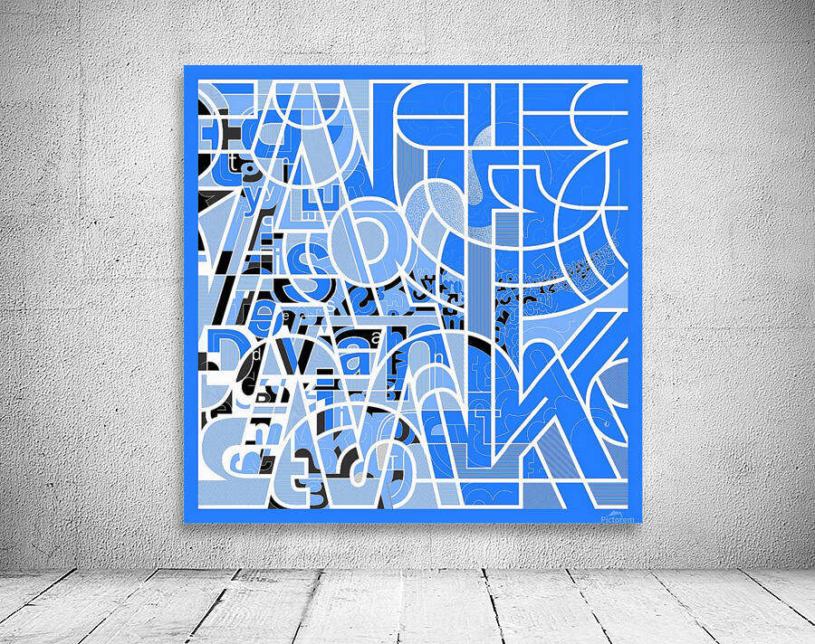 Type Is Deviant - Typography Art Print Wall Preview