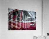 Curvy Hot Red Acrylic Print
