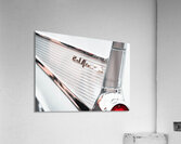 White Bel Air Tail Fin Acrylic Print