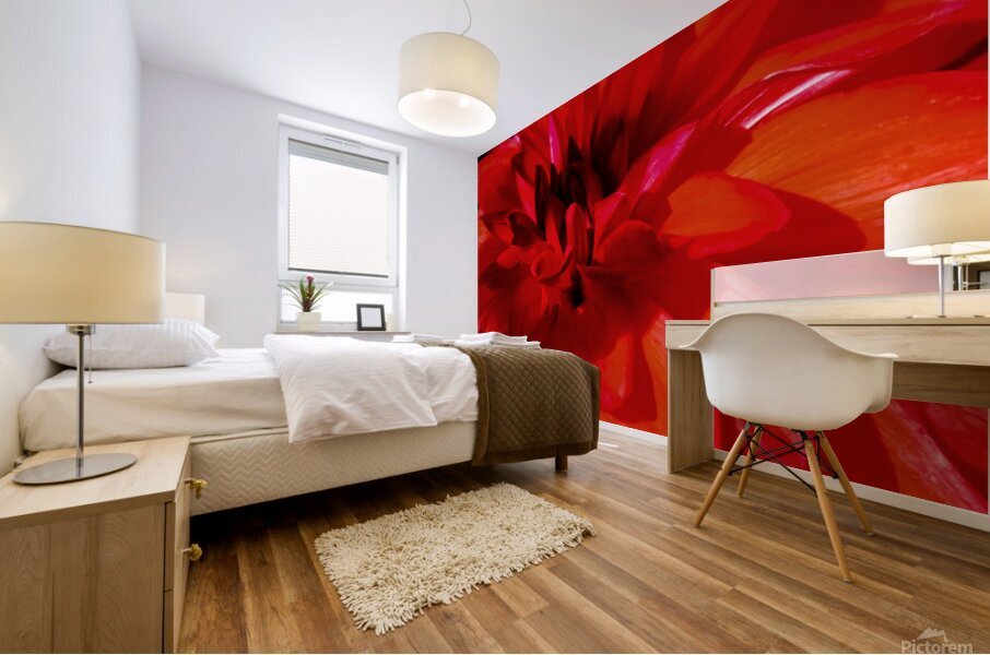 Red Fire Impression murale