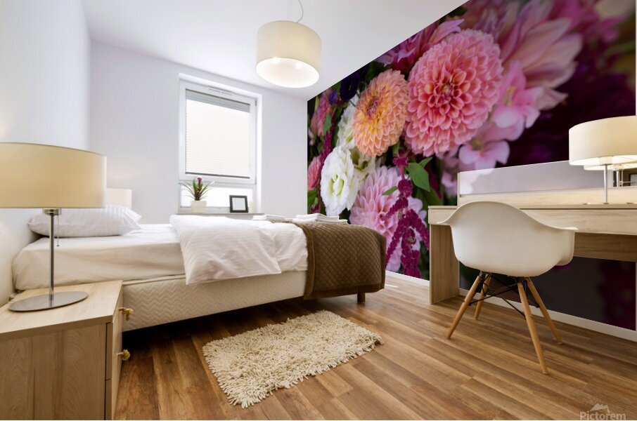 Summer Flowers Mural print