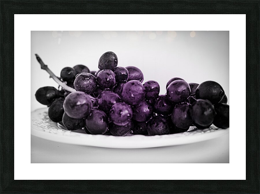 Concord Grapes Picture Frame print