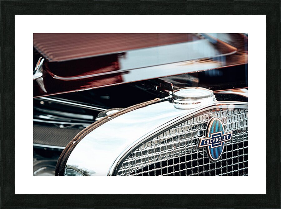 Chevy Grill Picture Frame print