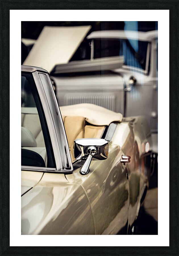 Cream colored Caddy Picture Frame print