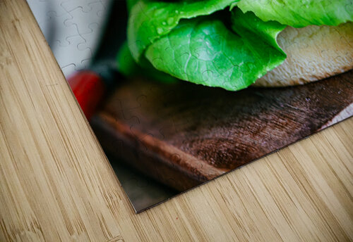 Cheese Burger on bun Constance Ross Photography puzzle