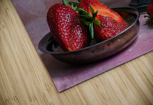 Strawberries on Silver Constance Ross Photography puzzle