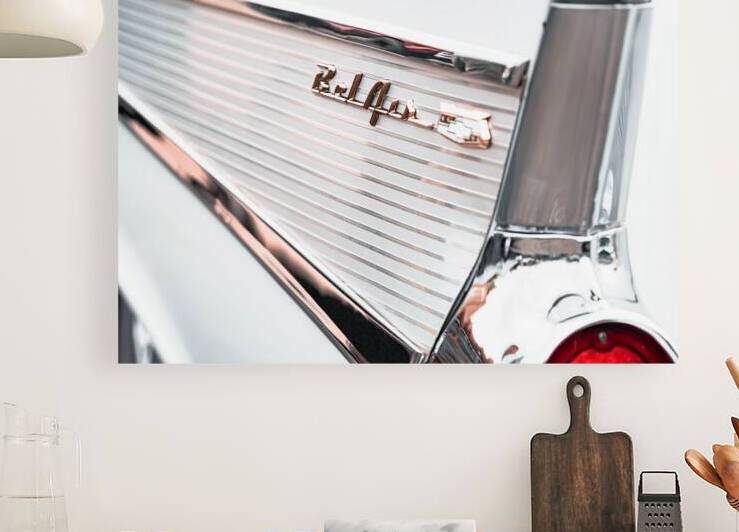 White Bel Air Tail Fin Reproduction