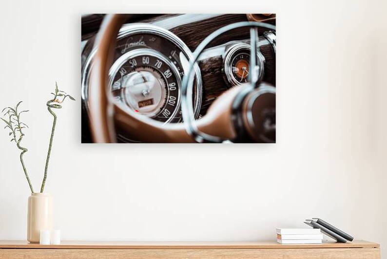 Lincoln Dashboard in Brown by Constance Ross Photography