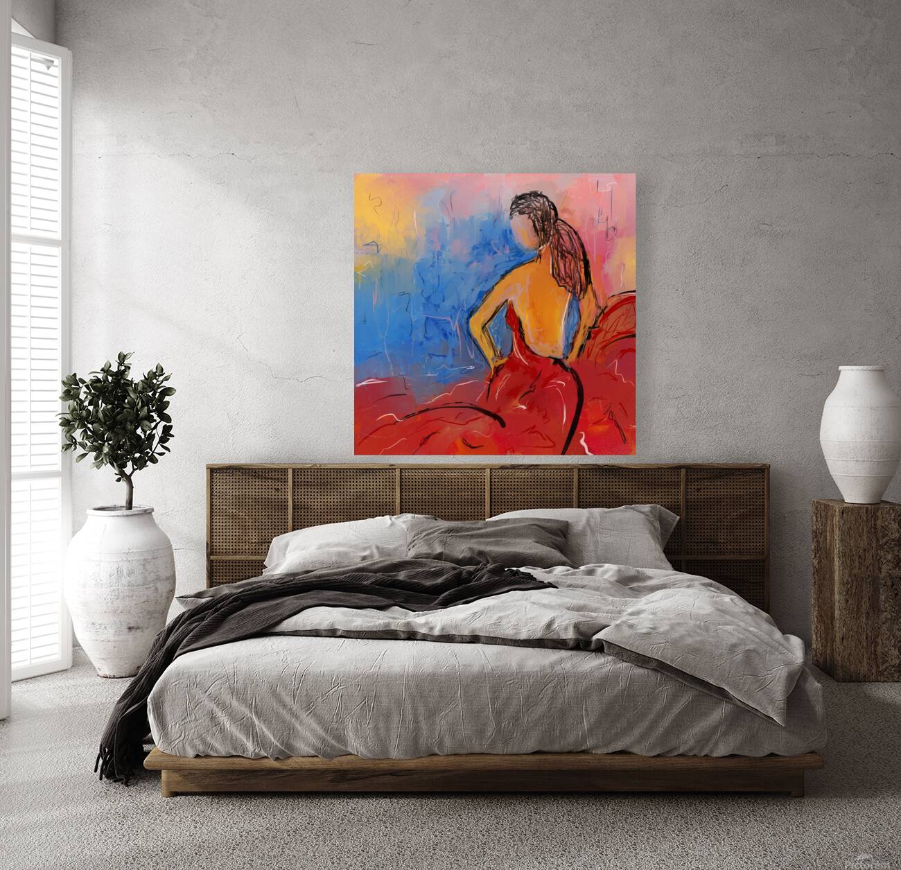 Dancer Red Dress Reproduction