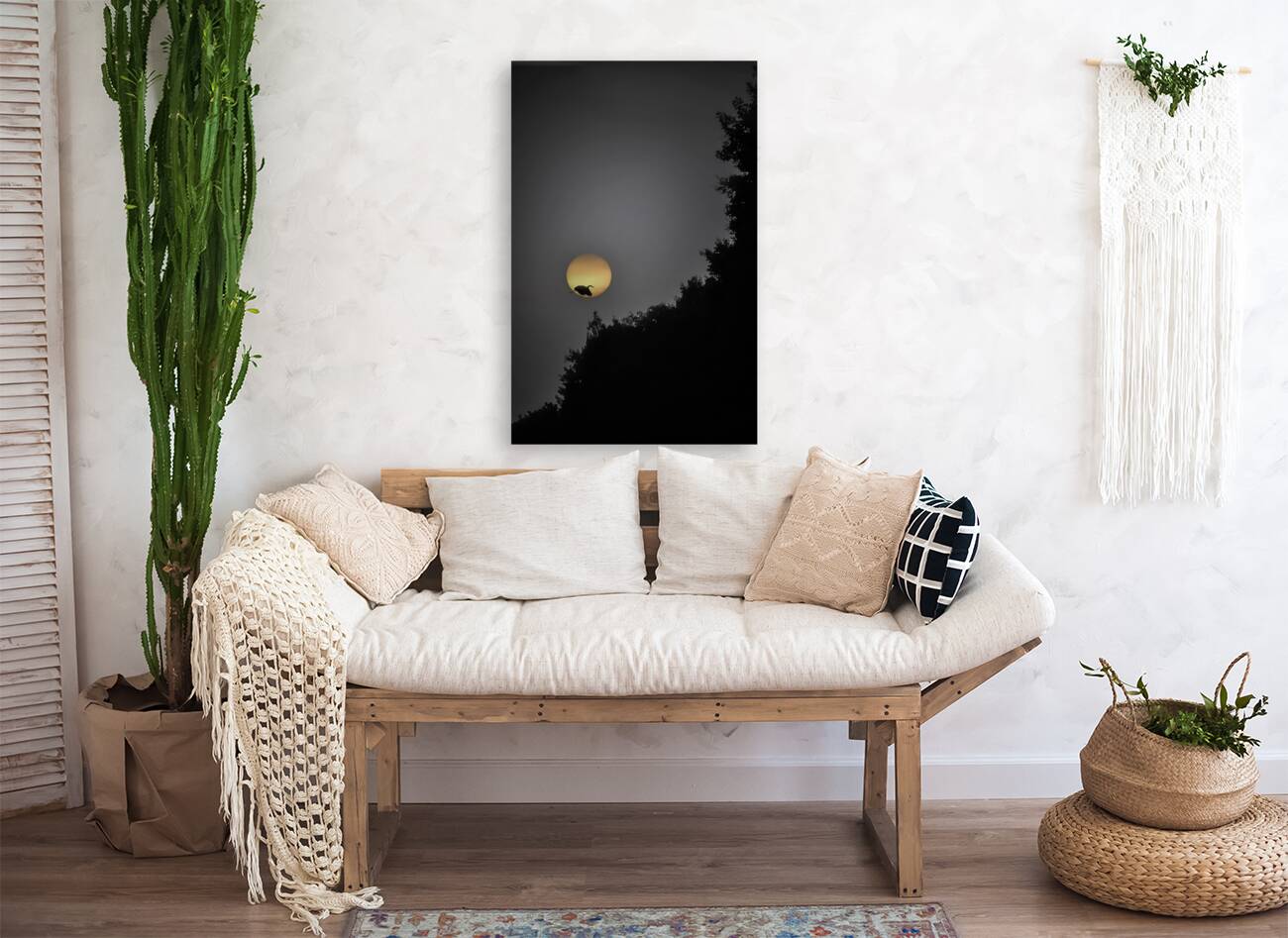 HERON SUNRISE Reproduction