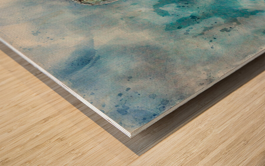 jbs 5420 owl abstract Impression sur bois