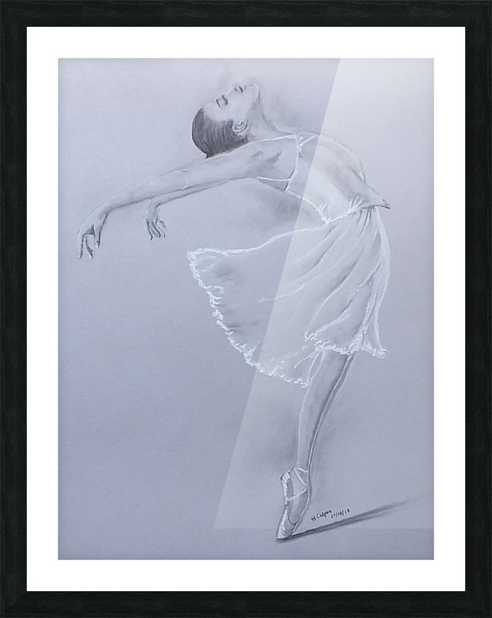 Ballerina Picture Frame print