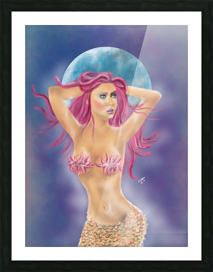 Mermaid Fantasy Picture Frame print