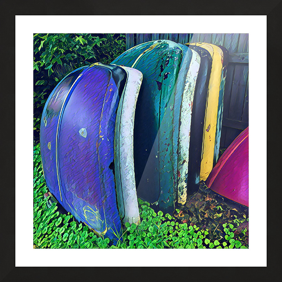 Beetle Backs Picture Frame print