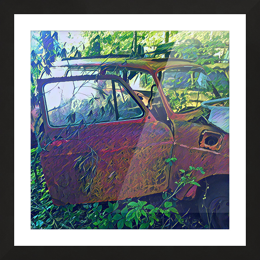 Time Machine Picture Frame print