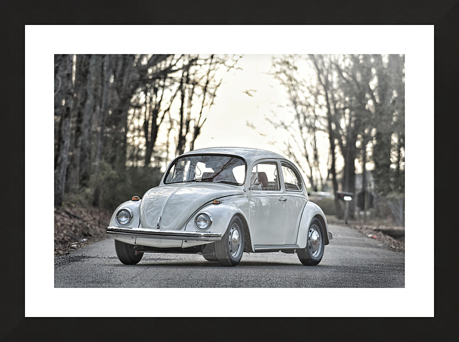 White Out Picture Frame print
