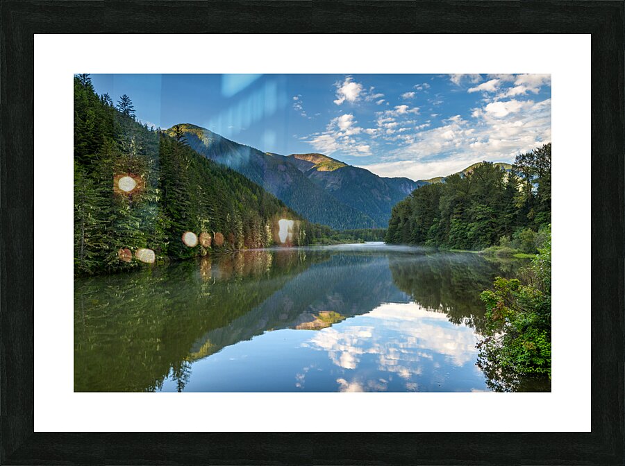 Kasiks River Mist Picture Frame print