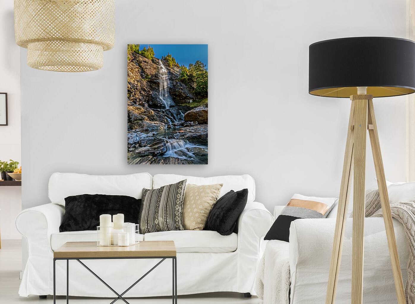 Exstew Falls Morning Reproduction