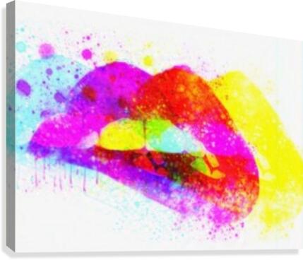 Kiss Me Quick Canvas Print