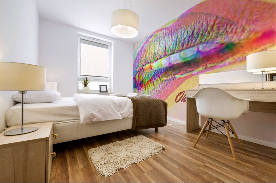 Oh La La Mural print