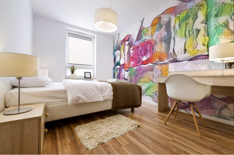 Melting Mural print