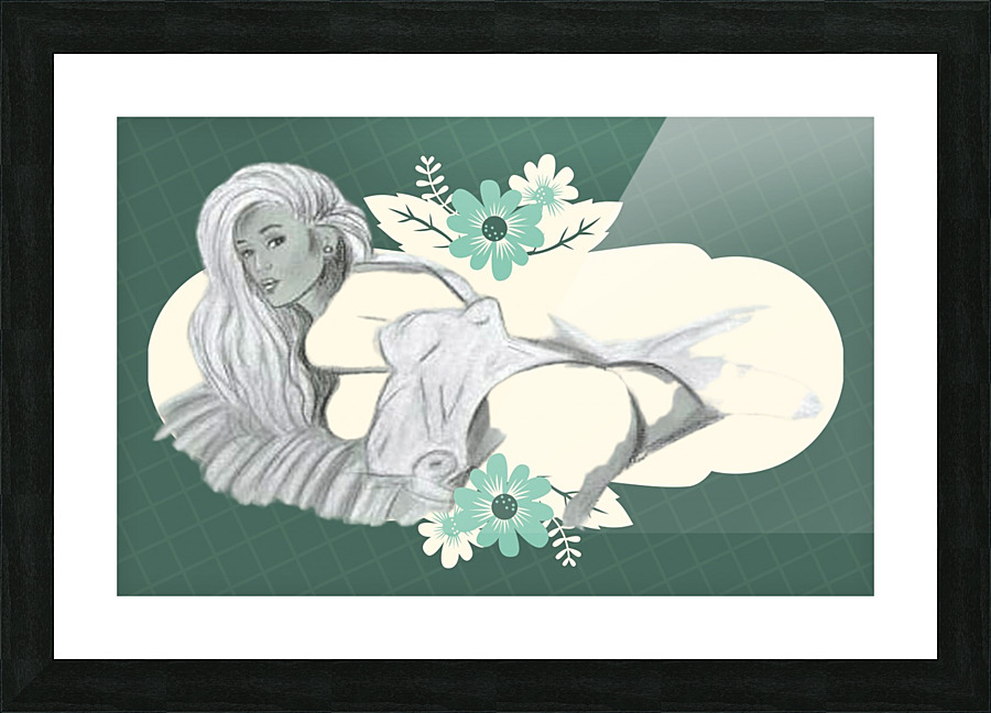 Nude Nellys Bottom Picture Frame print