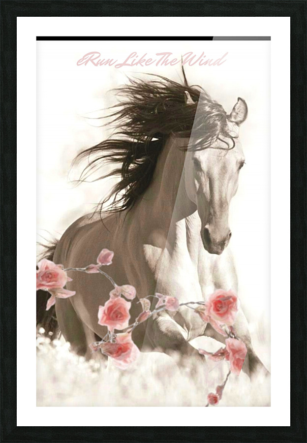  Run Like The Wind Picture Frame print