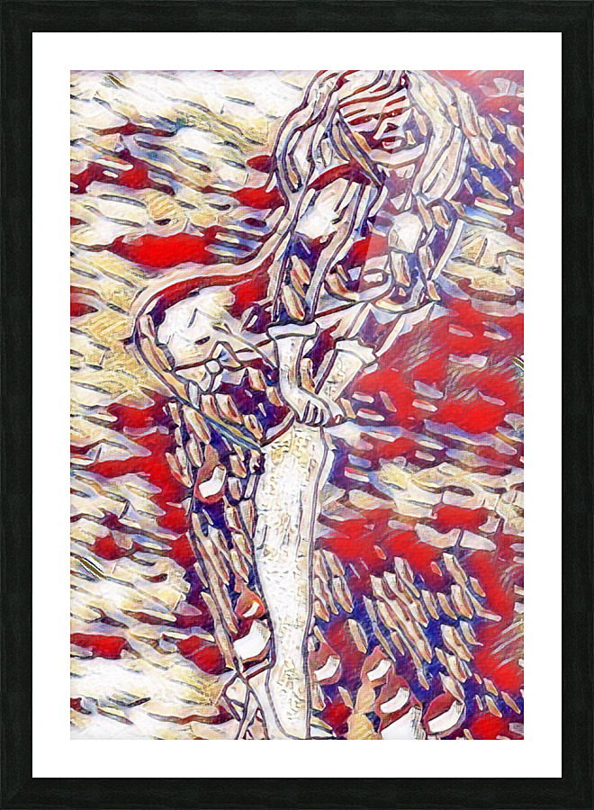 Multi Colour Nude Graphic Picture Frame print